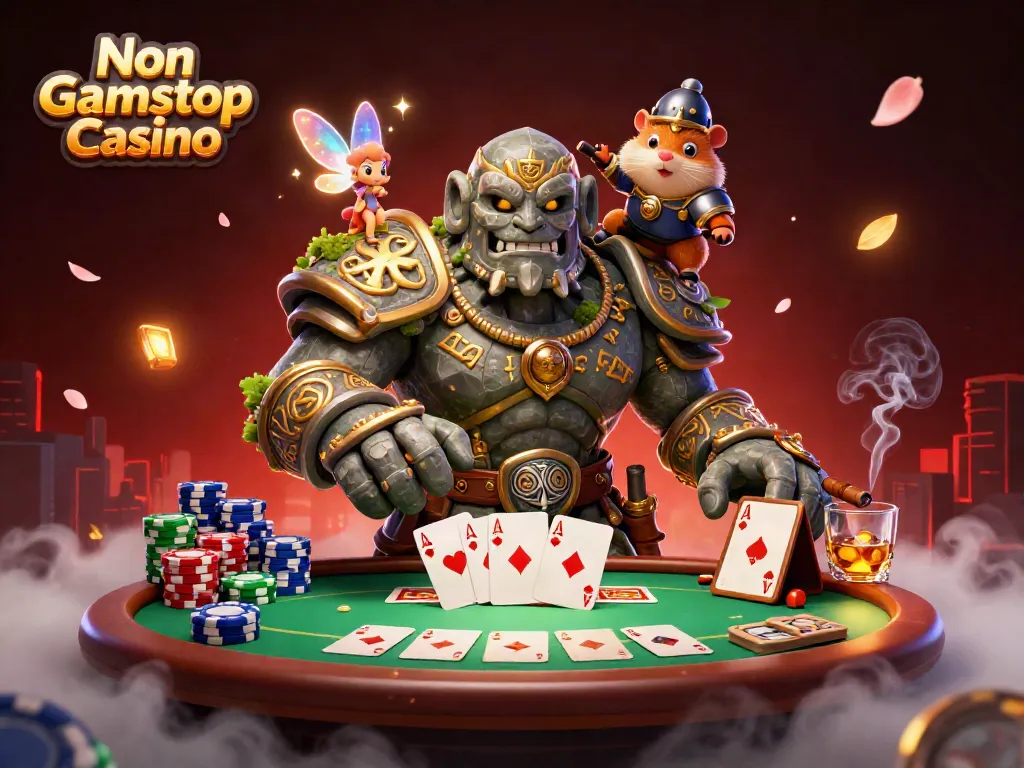 Engage in thrilling gameplay at Non Gamstop Casino with enchanting characters and vibrant gaming elements.