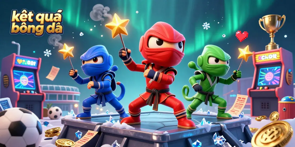 Experience dynamic kết quả bóng đá action in a vibrant 3D sports betting scene with chameleons.