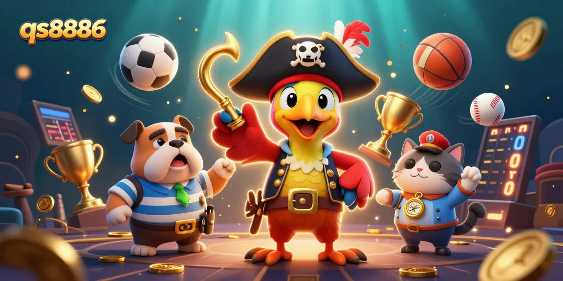 Engage with qs8886's vibrant pirate-themed online casino adventure featuring dynamic game elements.