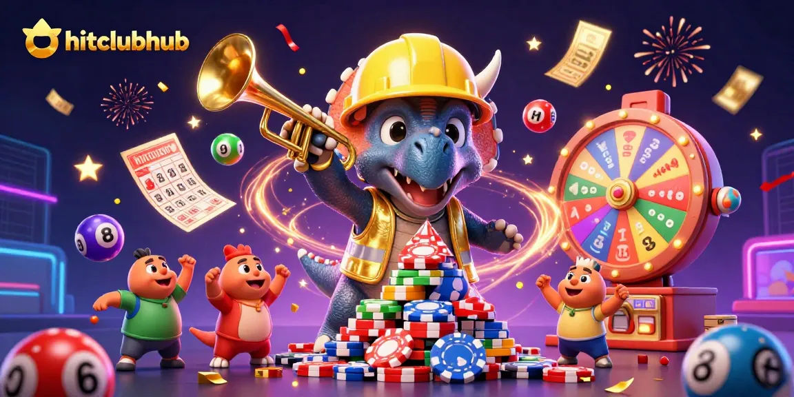 Hitclubhub brings excitement with colorful lottery elements, ensuring an entertaining gaming experience.
