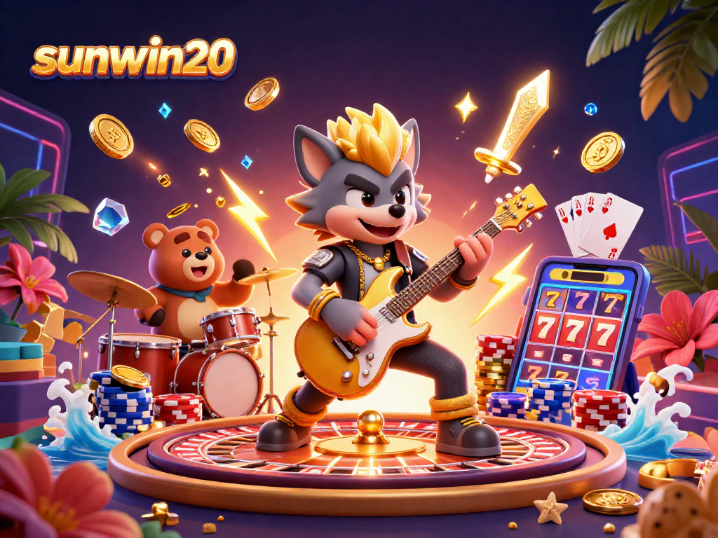 Experience the dynamic gameplay of sunwin20 with captivating casino elements, vibrant characters, and thrilling action.
