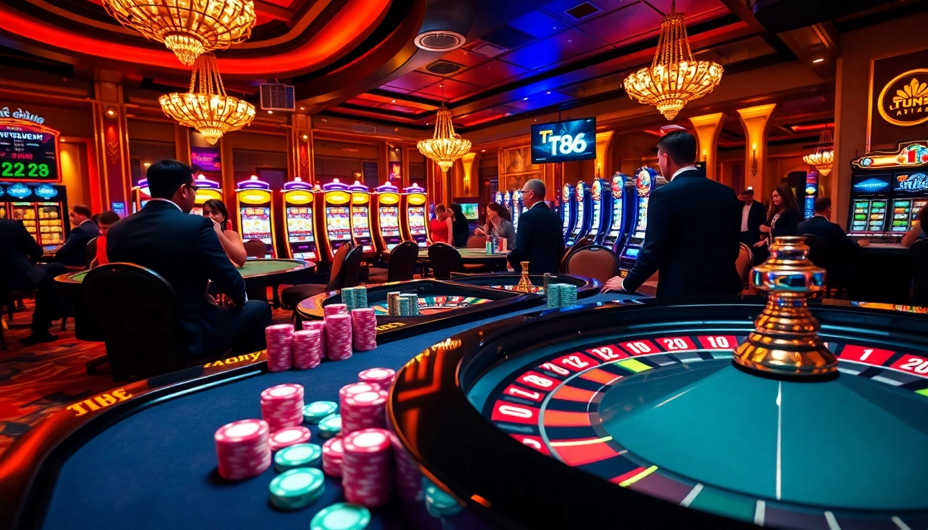 Experience thrilling gaming at tt88.gr.com with vibrant casino tables and lively players.