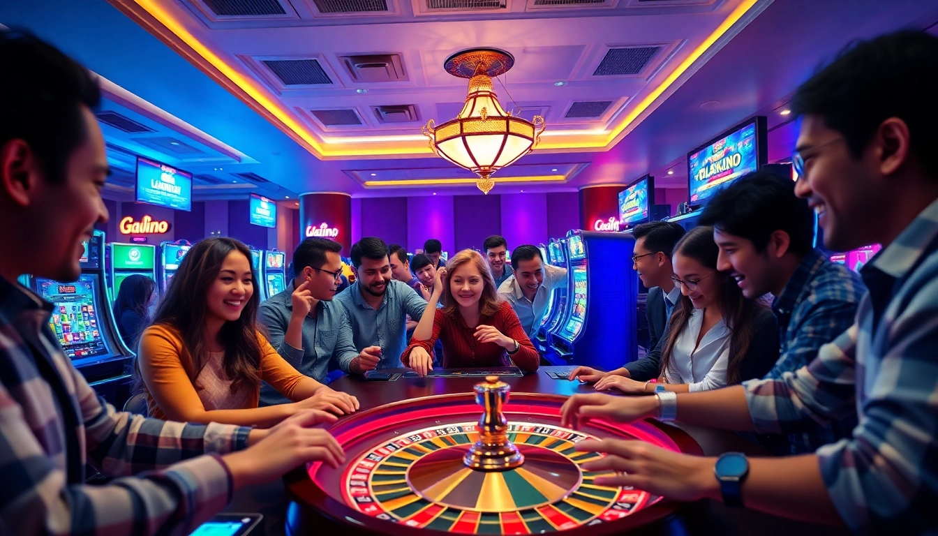 Experience the excitement of online gaming at luck8win.live with diverse players enjoying thrilling casino games.